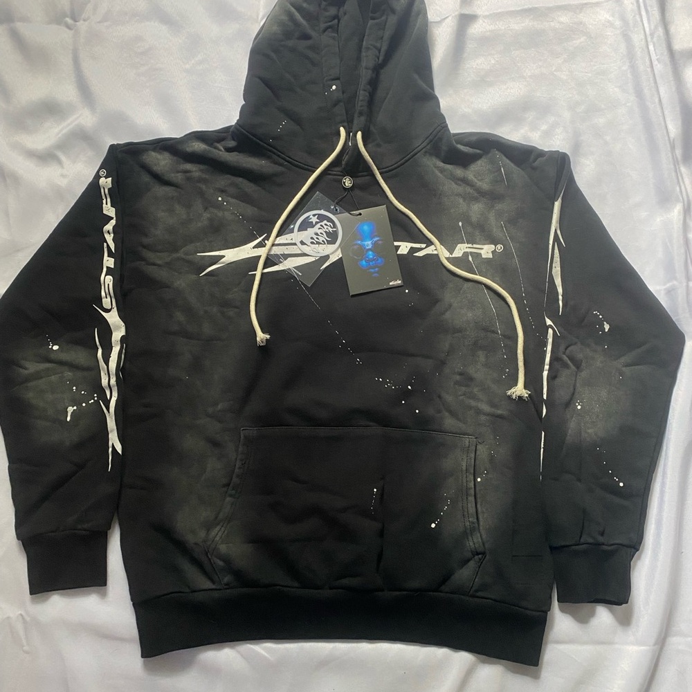 Black Hellstar Logo Hoodie